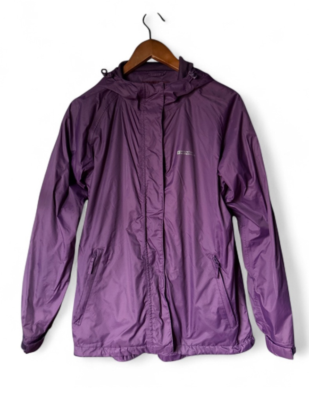 Mountain Warehouse Lightweight Purple Hooded Rain Jacket - Women's